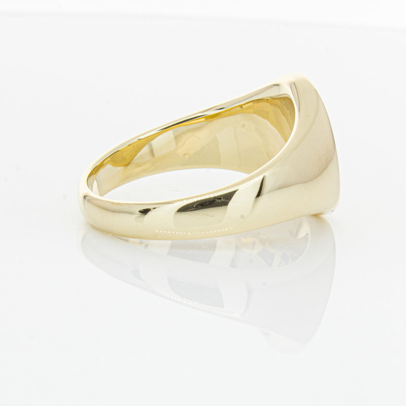9ct Yellow Gold Signet Ring-Ring-Walker & Hall