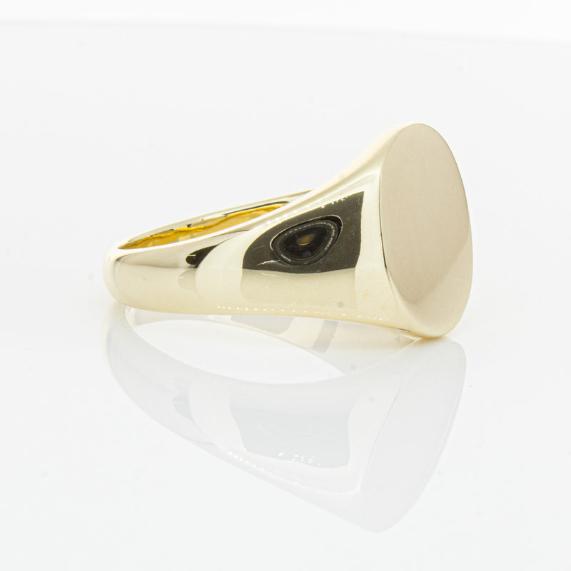 9ct Yellow Gold Signet Ring-Ring-Walker & Hall