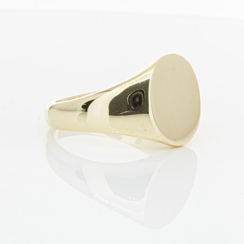 9ct Yellow Gold Signet Ring-Ring-Walker & Hall