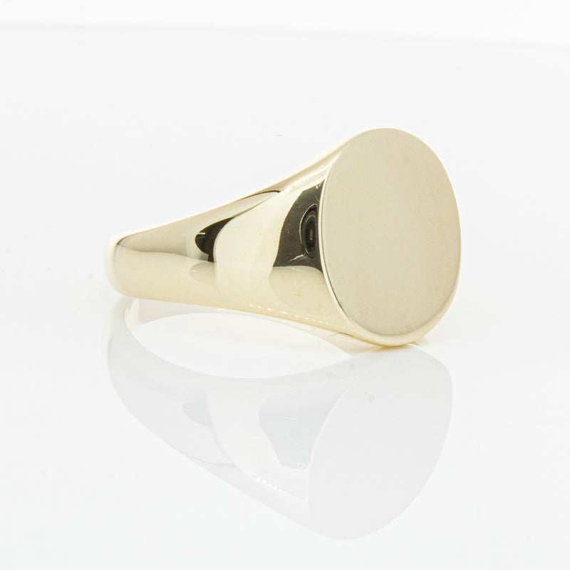 9ct Yellow Gold Signet Ring-Ring-Walker & Hall