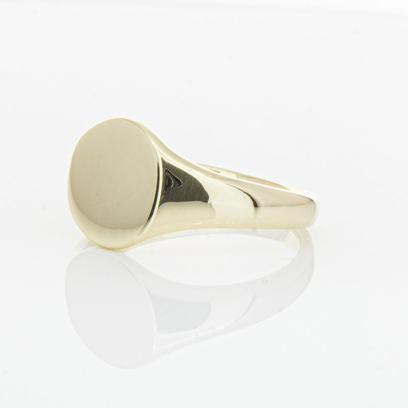 9ct Yellow Gold Classic Signet Ring-Ring-Walker & Hall