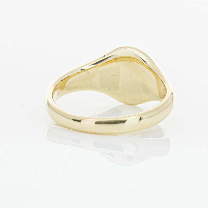 9ct Yellow Gold Classic Signet Ring-Ring-Walker & Hall