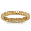 18ct Yellow Gold Striped Band-Ring-Walker & Hall