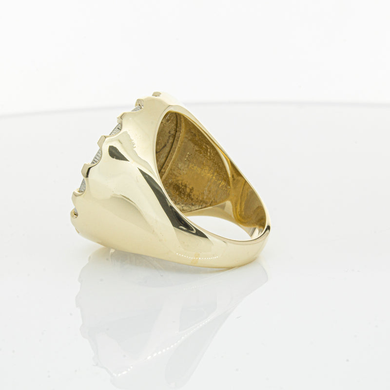 9ct Yellow Gold Ring with Koruru Coin-Ring-Walker & Hall