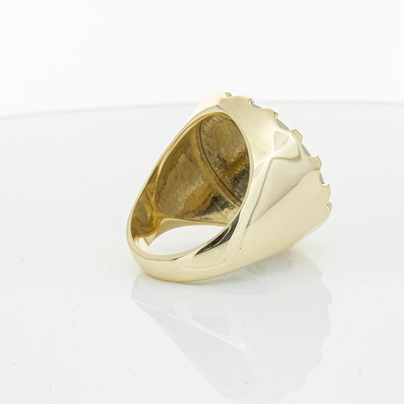 9ct Yellow Gold Ring with Koruru Coin-Ring-Walker & Hall