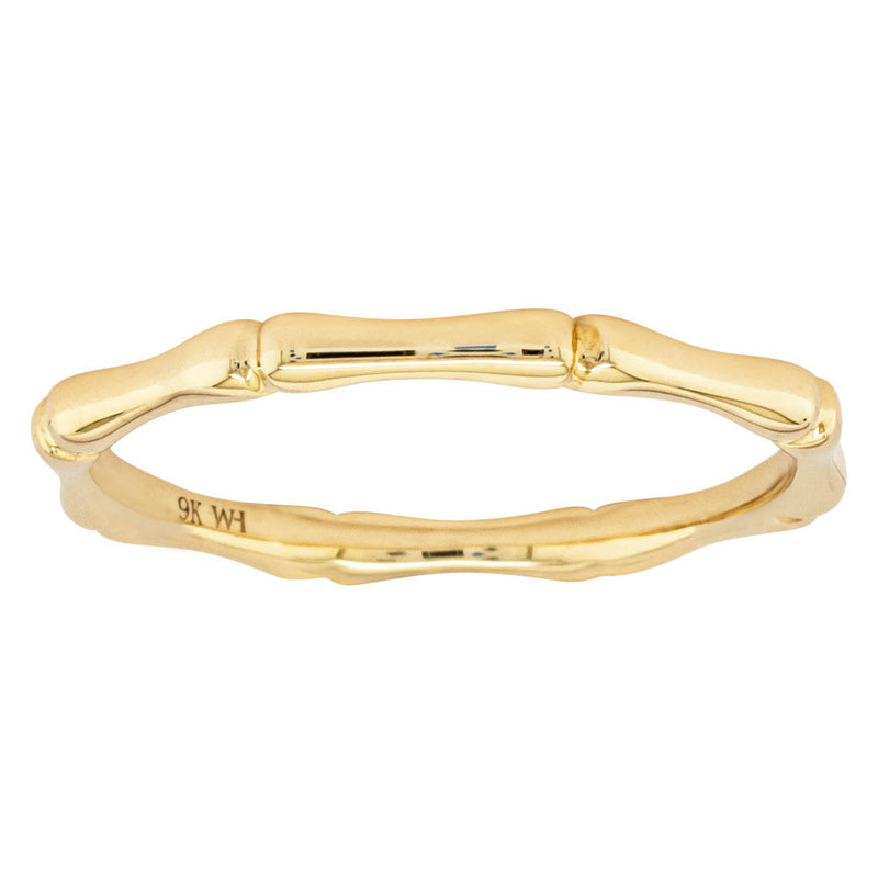 9ct Yellow Gold Kyoto Band-Ring-Walker & Hall