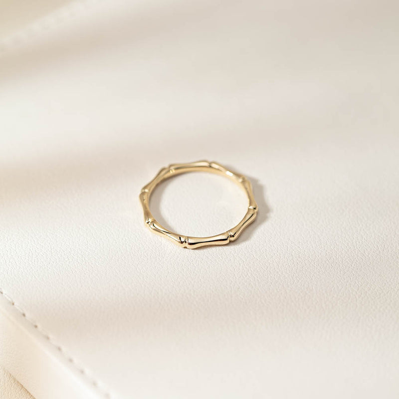 9ct Yellow Gold Kyoto Band-Ring-Walker & Hall