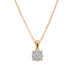 9ct Yellow Gold .26ct Diamond Galaxy Pendant-Necklace-Walker & Hall