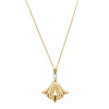 18ct Yellow Gold .16ct Diamond Pendant-Necklace-Walker & Hall