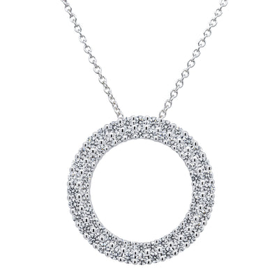 18ct White Gold 1.10ct Diamond Apollo Necklace-Necklace-Walker & Hall