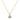 18ct Yellow Gold .66 Diamond Lotus Pendant-Necklace-Walker & Hall