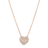 18ct Rose Gold Diamond Corazon Pendant-Necklace-Walker & Hall