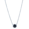 18ct White Gold Black Diamond Natalia Pendant-Necklace-Walker & Hall