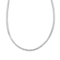 18ct White Gold 8.05ct Diamond Panorama Necklace-Necklace-Walker & Hall