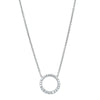 18ct White Gold Diamond Aelia Pendant-Necklace-Walker & Hall