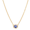 18ct Yellow Gold .56ct Sapphire Natalia Pendant-Necklace-Walker & Hall