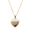 9ct Yellow Gold Heart Locket-Necklace-Walker & Hall
