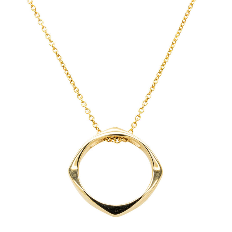 9ct Yellow Gold Eos Pendant-Necklace-Walker & Hall