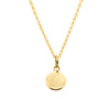 9ct Yellow Gold Mini Pebble Pendant-Necklace-Walker & Hall