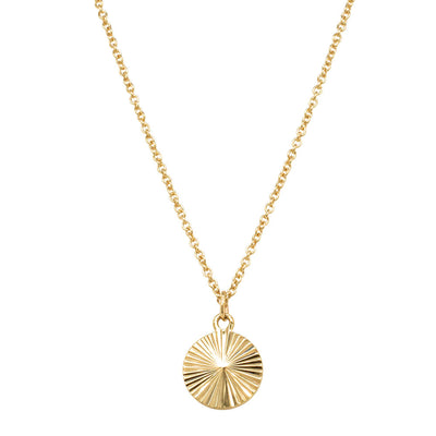 9ct Yellow Gold Mini Reflections Pendant-Necklace-Walker & Hall