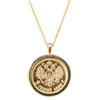 9ct Yellow Gold Rouble Coin Pendant-Necklace-Walker & Hall