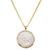 9ct Yellow Gold Pendant with Shilling Coin-Necklace-Walker & Hall