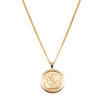 9ct Yellow Gold Pendant with Half Sovereign-Necklace-Walker & Hall