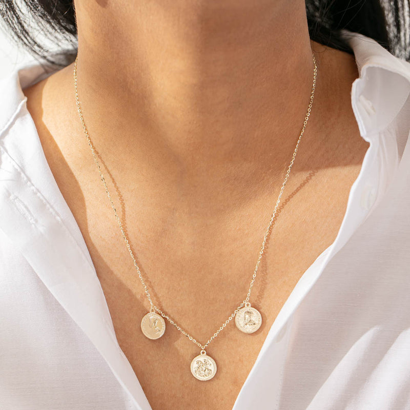 14ct Yellow Gold Sovrano Necklace-Necklace-Walker & Hall