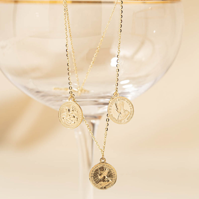 14ct Yellow Gold Sovrano Necklace-Necklace-Walker & Hall