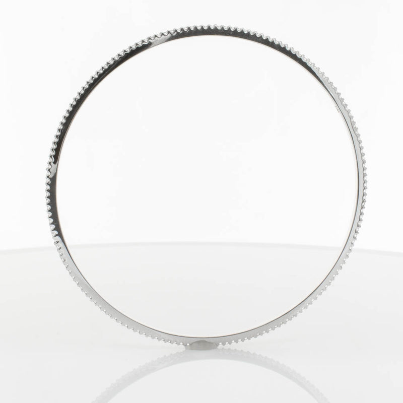 18ct White Gold 1.05ct Diamond Eternity Bangle-Bracelet-Walker & Hall