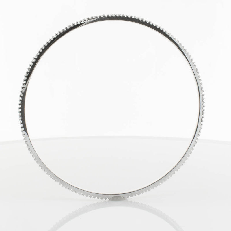 18ct White Gold 1.05ct Diamond Eternity Bangle-Bracelet-Walker & Hall