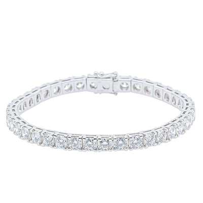 18ct White Gold 10.22ct Diamond Jubilee Bracelet-Bracelet-Walker & Hall
