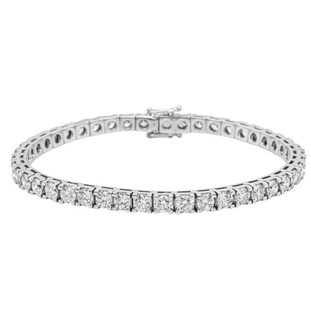 18ct White Gold 8.00ct Diamond Jubilee Bracelet-Bracelet-Walker & Hall