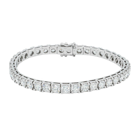 18ct White Gold 10.02ct Diamond Jubilee Bracelet-Bracelet-Walker & Hall