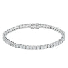18ct White Gold 3.35ct Diamond Jubilee Bracelet-Bracelet-Walker & Hall