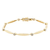 18ct Yellow Gold Diamond Cadenza Bracelet-Bracelet-Walker & Hall
