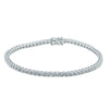 18ct White Gold 3.01ct Diamond Jubilee Bracelet-Bracelet-Walker & Hall