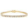 18ct Yellow Gold 8.79ct Diamond Jubilee Tennis Bracelet-Bracelet-Walker & Hall
