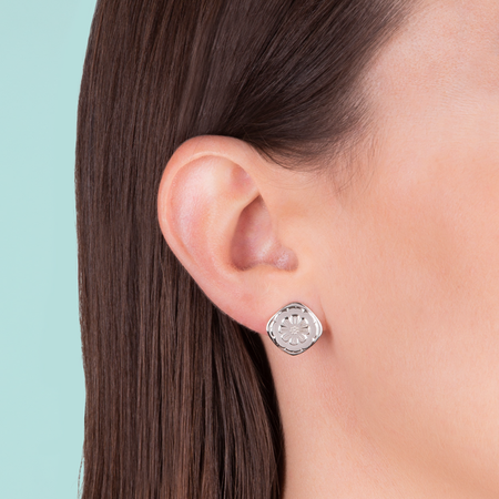 Boh Runga Marigold Stud Earrings - Sterling Silver-Earrings-Walker & Hall