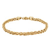 9ct Yellow Gold Fine Wheatsheaf Bracelet-Bracelet-Walker & Hall