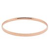 9ct Rose Gold 4mm Bangle-Bracelet-Walker & Hall