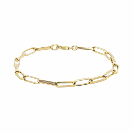 Recycled 9ct Yellow Gold 1st Edition Chain Bracelet-Bracelet-Walker & Hall