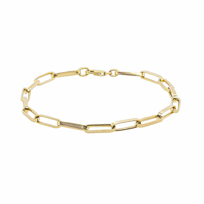 Recycled 9ct Yellow Gold 1st Edition Chain Bracelet-Bracelet-Walker & Hall