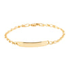 9ct Yellow Gold Child's ID Bracelet-Bracelet-Walker & Hall