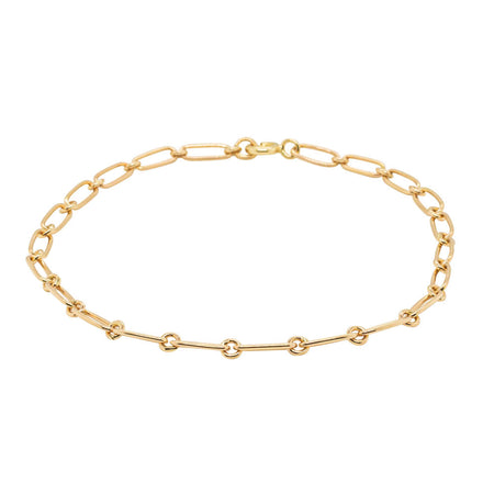Recycled 9ct Yellow Gold 2nd Edition Chain Bracelet-Bracelet-Walker & Hall
