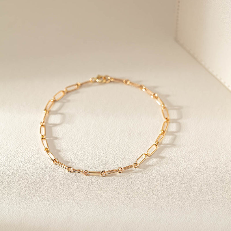 Recycled 9ct Yellow Gold 2nd Edition Chain Bracelet-Bracelet-Walker & Hall