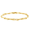 9ct Yellow Gold Pinched Link Bracelet-Bracelet-Walker & Hall
