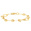 9ct Yellow Gold Modern Oval Link Bracelet-Bracelet-Walker & Hall
