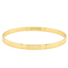 9ct Yellow Gold Oval Bangle-Bracelet-Walker & Hall