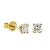 9ct Yellow Gold .60ct Diamond Ava Stud Earrings-Earrings-Walker & Hall